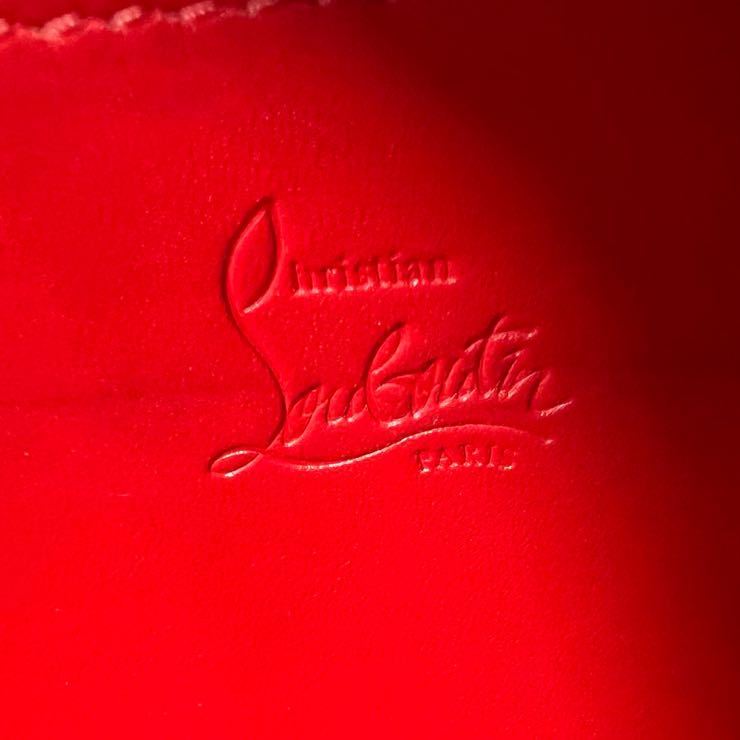 1円 極美品 箱付 クリスチャンルブタン Christian Louboutin 長財布