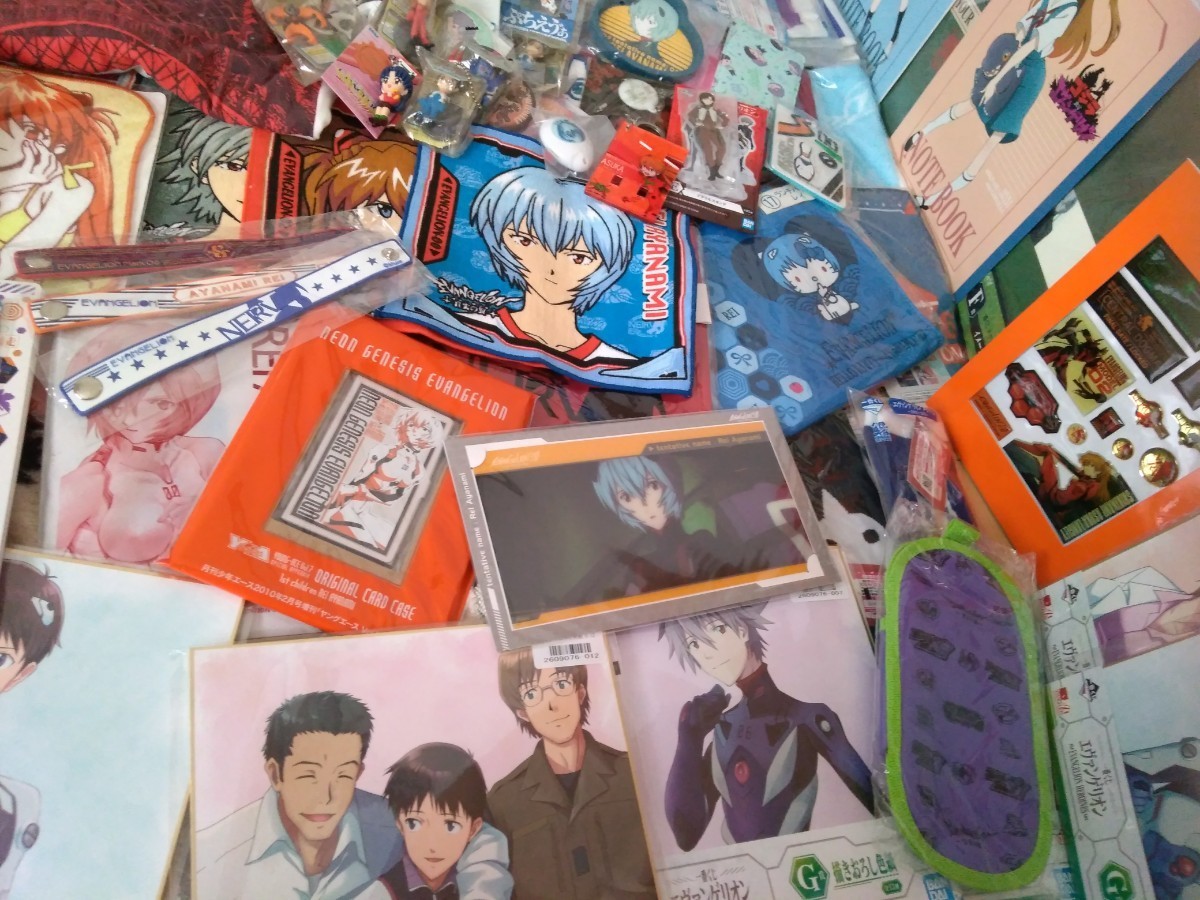 アニメグッズ雑貨まとめ売り エヴァンゲリオングッズ色々 大量ジャンク
