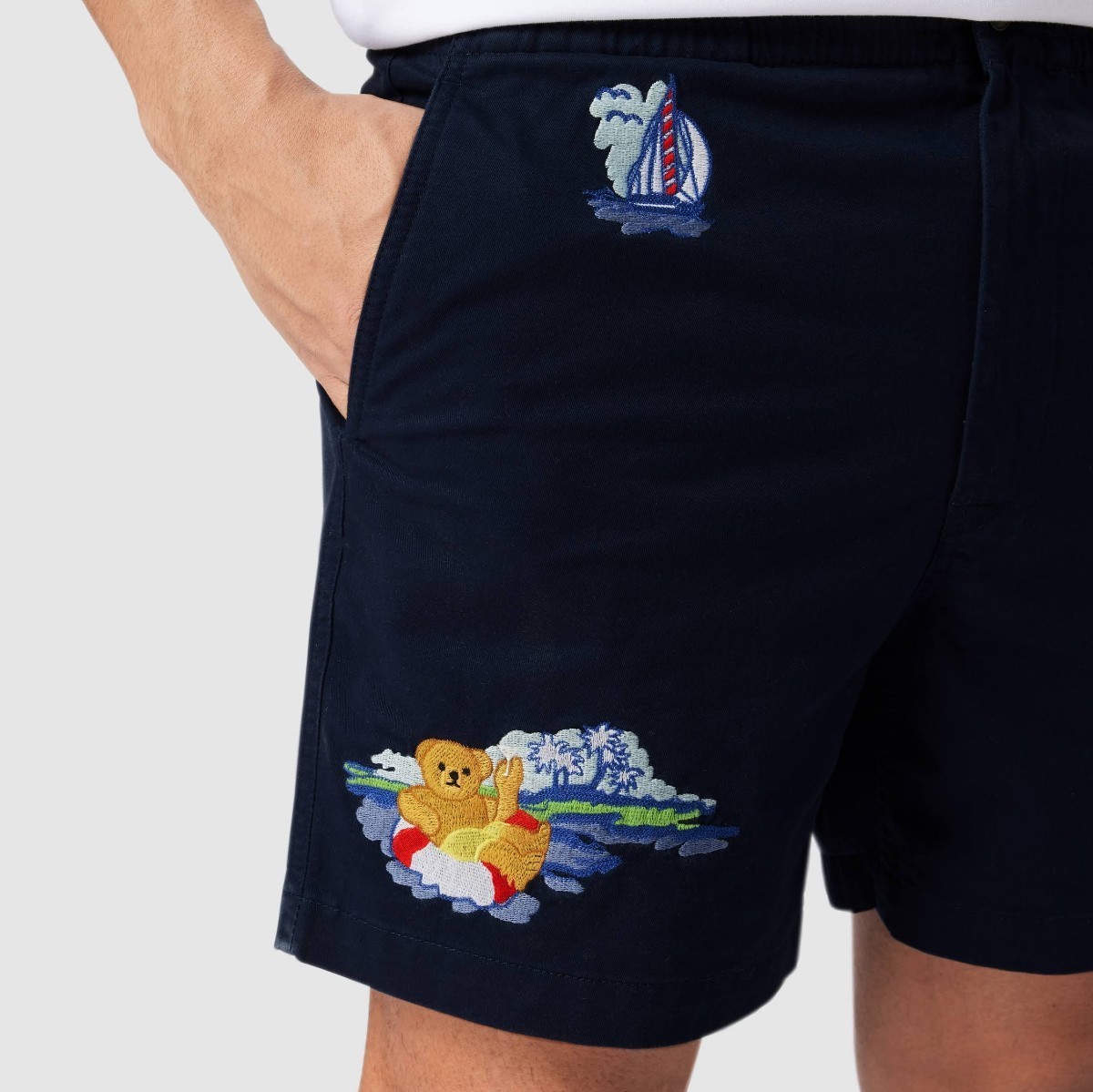 Ralph Lauren ポロベア ショートパンツ メンズ ネイビー ハーフ Ralph Lauren ポロベア ショートパンツ メンズ ネイビー ハーフ