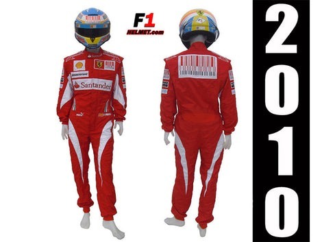 海外 高品質　送料込み　フェルナンド・アロンソ Fernando Alonso 2010 F1　レーシングスーツ　サイズ各種 レプリカ カスタム対応