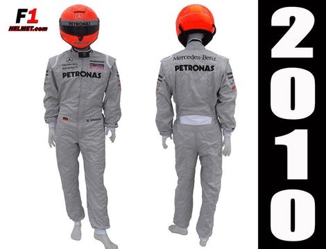 海外 高品質　送料込み　ミハエル・シューマッハ Michael Schumacher 2010　F1　レーシングスーツ　サイズ各種 レプリカ カスタム対応 `b