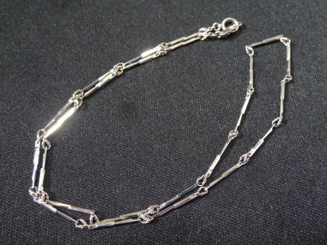 送料無料 PT850 プラチナ ネックレス 造幣局 ホールマーク 刻印 チェーン Platinum Chain necklace