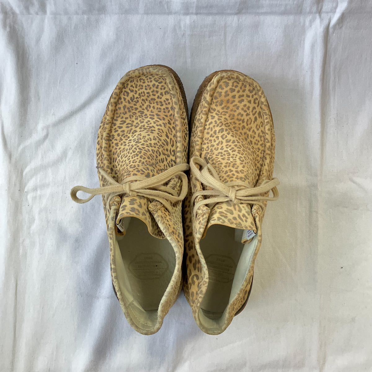 VISVIM BEUYS TREKKER SF-FOLK natural Leopard M10 28cm /비즈빔
