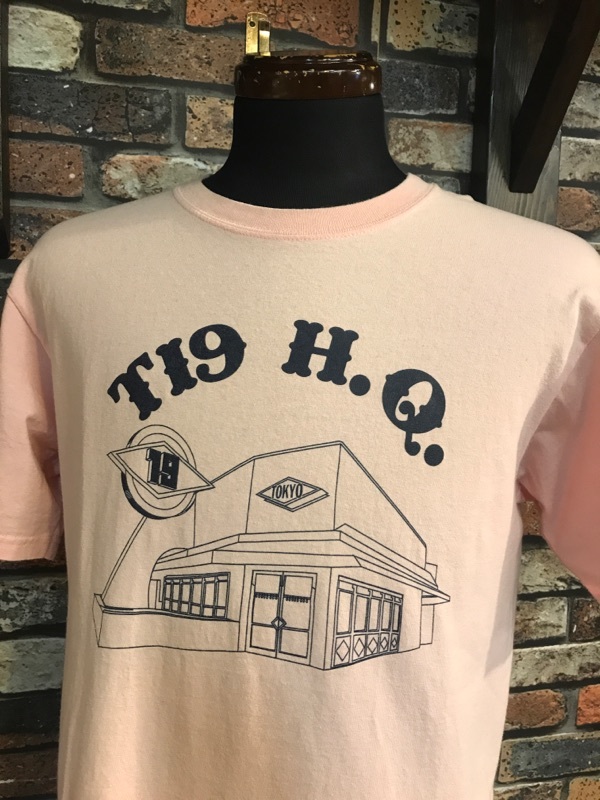 E414 men's T-shirt T19 tea na Inte .-n Street tops ko-te popular stylish print pink Hectic / M