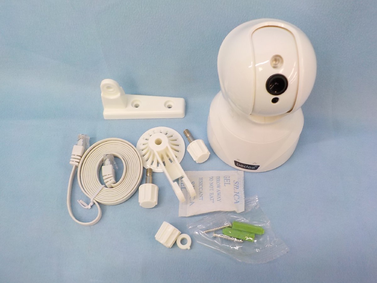 防犯カメラ Wireless IP Camera Model + 826 小型 赤ちゃん ペット 通電のみ確認済 現状品 ジャンク 2台セット_画像3