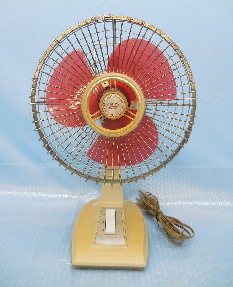 家電 サンヨー SANYO 扇風機 EF-5KM プラ羽 23cm 昭和レトロ