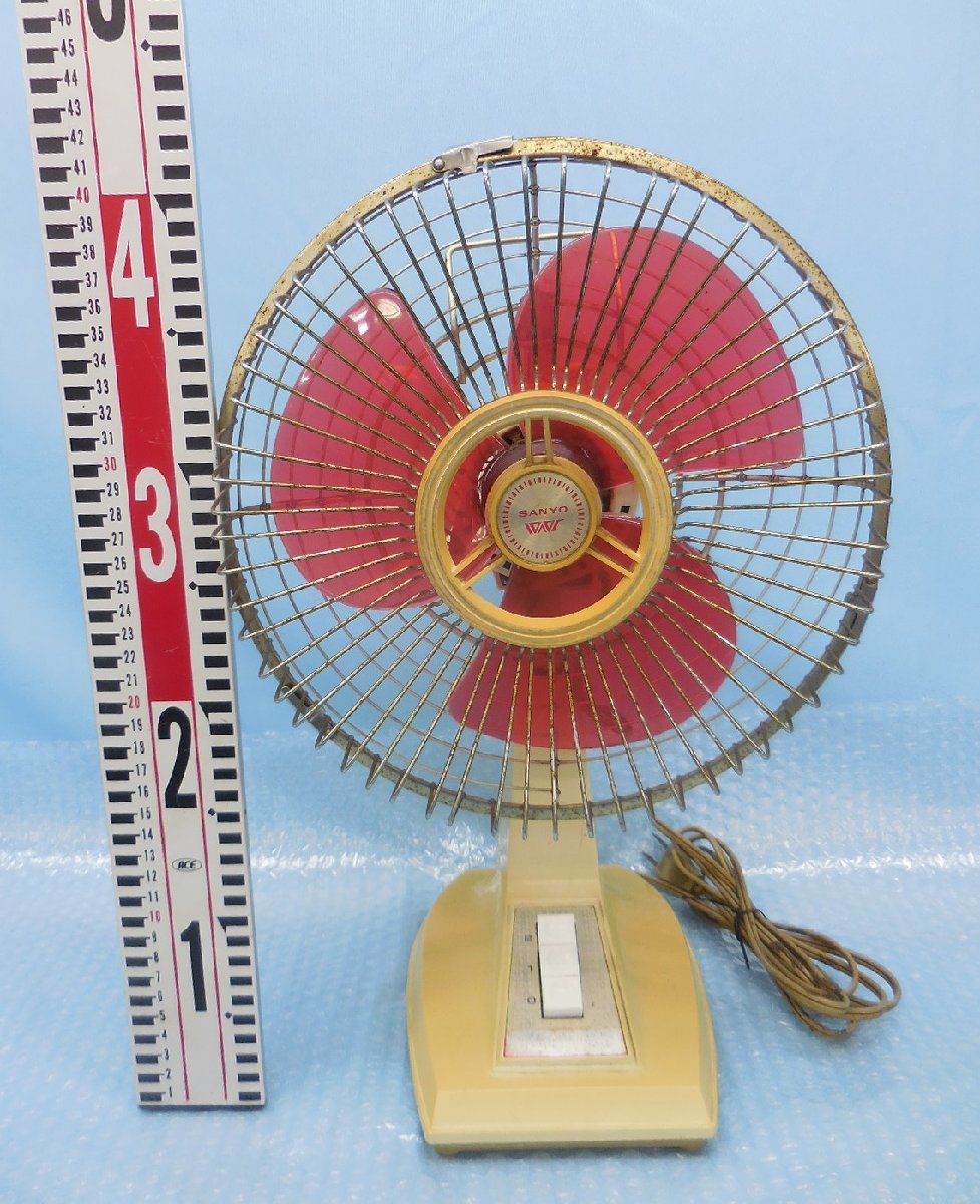 家電 サンヨー SANYO 扇風機 EF-5KM プラ羽 23cm 昭和レトロ