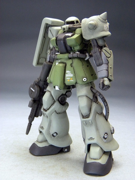 ガンダムアーティファクト改造 ザクII(センチネル版) 塗装済み完成品