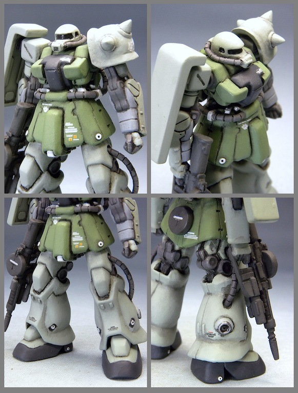 ガンダムアーティファクト改造 ザクII(センチネル版) 塗装済み完成品 7