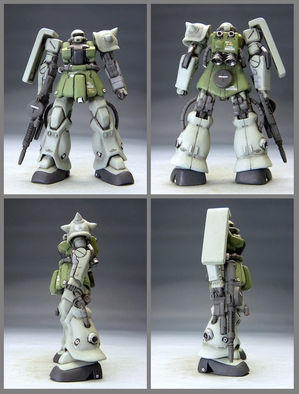 ガンダムアーティファクト改造 ザクII(センチネル版) 塗装済み完成品 6