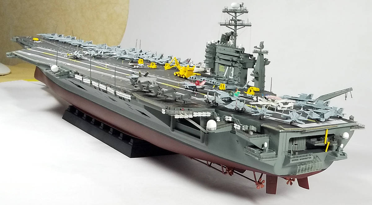 ○完成品・1/700・アメリカ海軍ニミッツ級空母・CVN-73 ○完成品・1/700・アメリカ海軍ニミッツ級空母・CVN-73