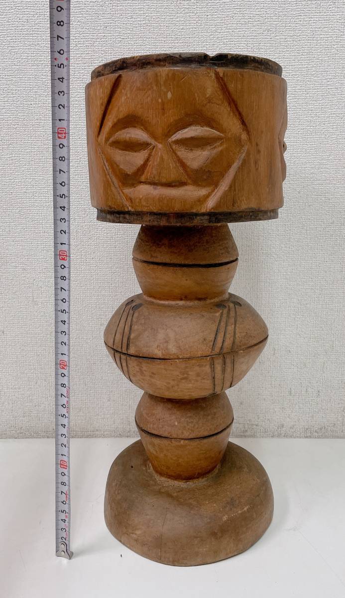 80s*ケニア 彫刻*プリミティブ アート*ウッドカービング 木彫り キリン