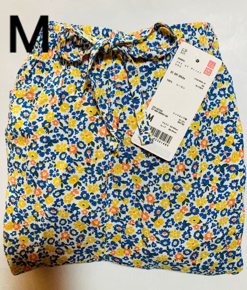 新品!ユニクロ リラコ Joy of Print 花柄 Mサイズ