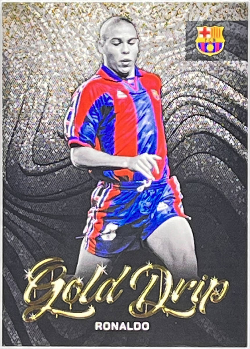 ロナウド/Ronaldo】2022-23 Topps Barcelona Team Set Gold Drip