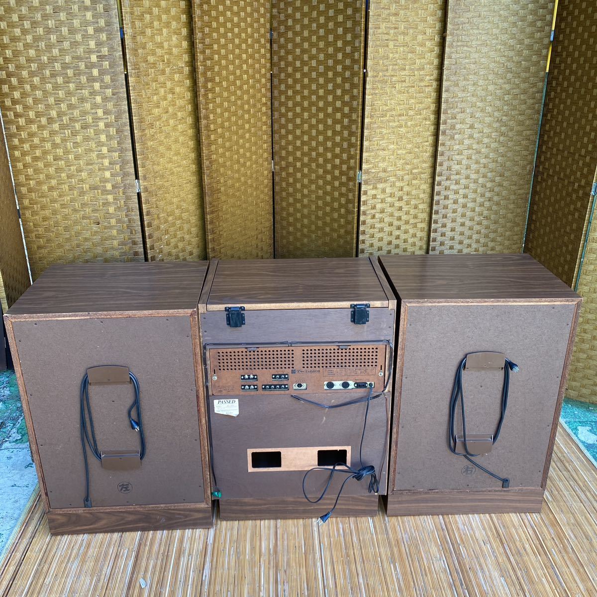 ◇昭和レトロ technics/テクニクス ステレオセット SC-1600 スピーカー