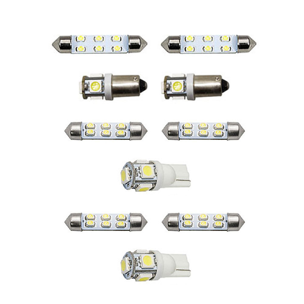 アウディ 8P A3 [H15.9-H25.8] LED ルームランプ 【SMD LED 56発 10点セット】_画像1