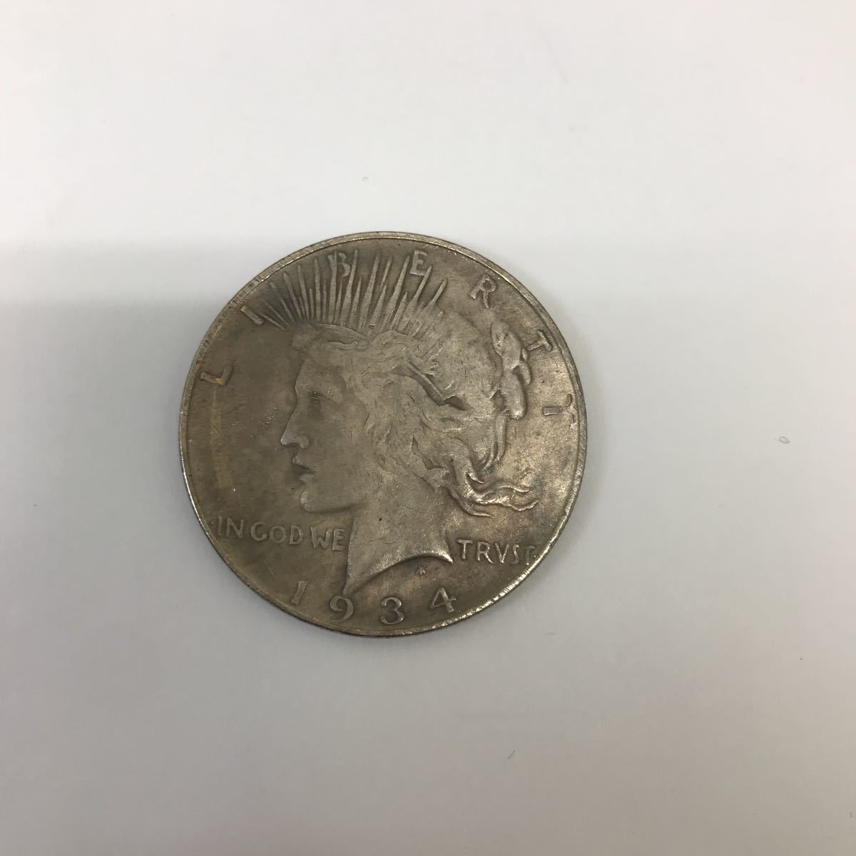 34021-46 0630Y アメリカ ピースダラー コイン 硬貨の画像1
