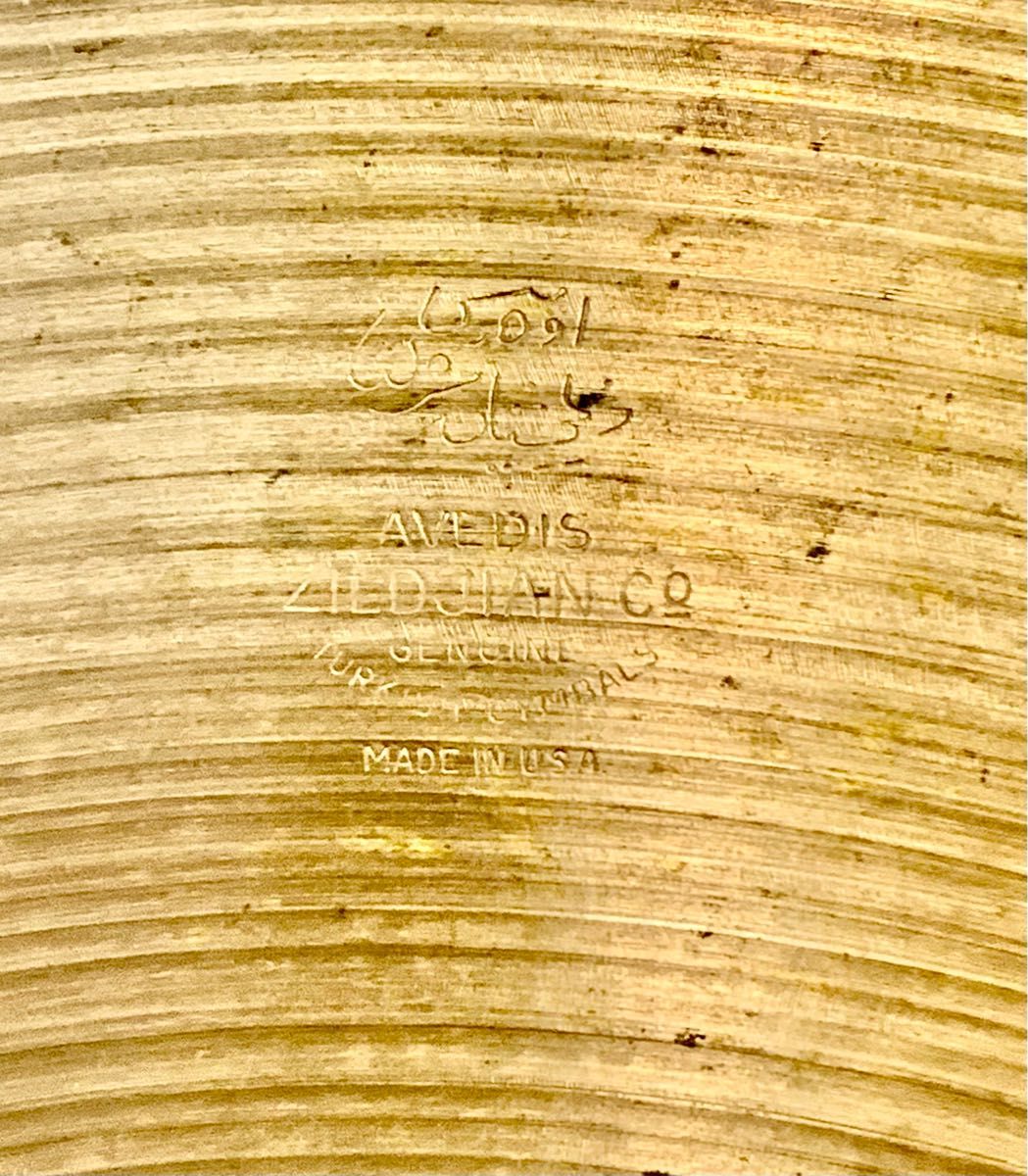 【OLD 60s】Zildjia ジルジャン ライド シンバル 22