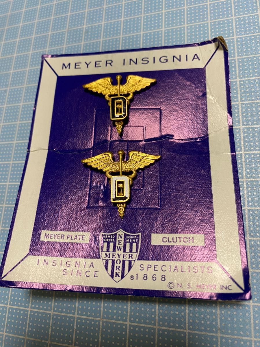 【MEYER INSIGNIA PINS】-MEYER PLATE-ミリタリーピンバッジ   12/19