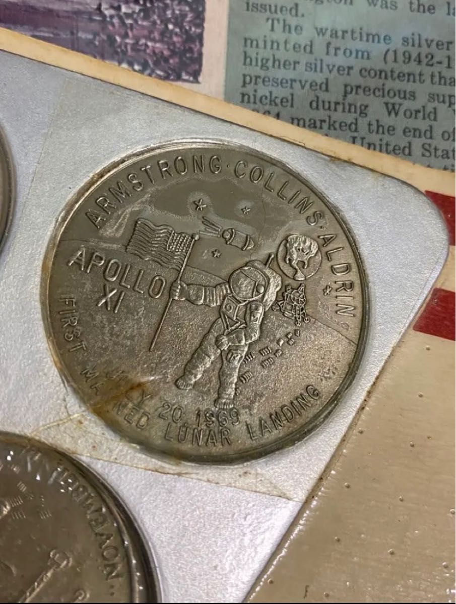 ヴィンテージコイン【アポロ記念メダル１１種】(1969〜72)コイン  