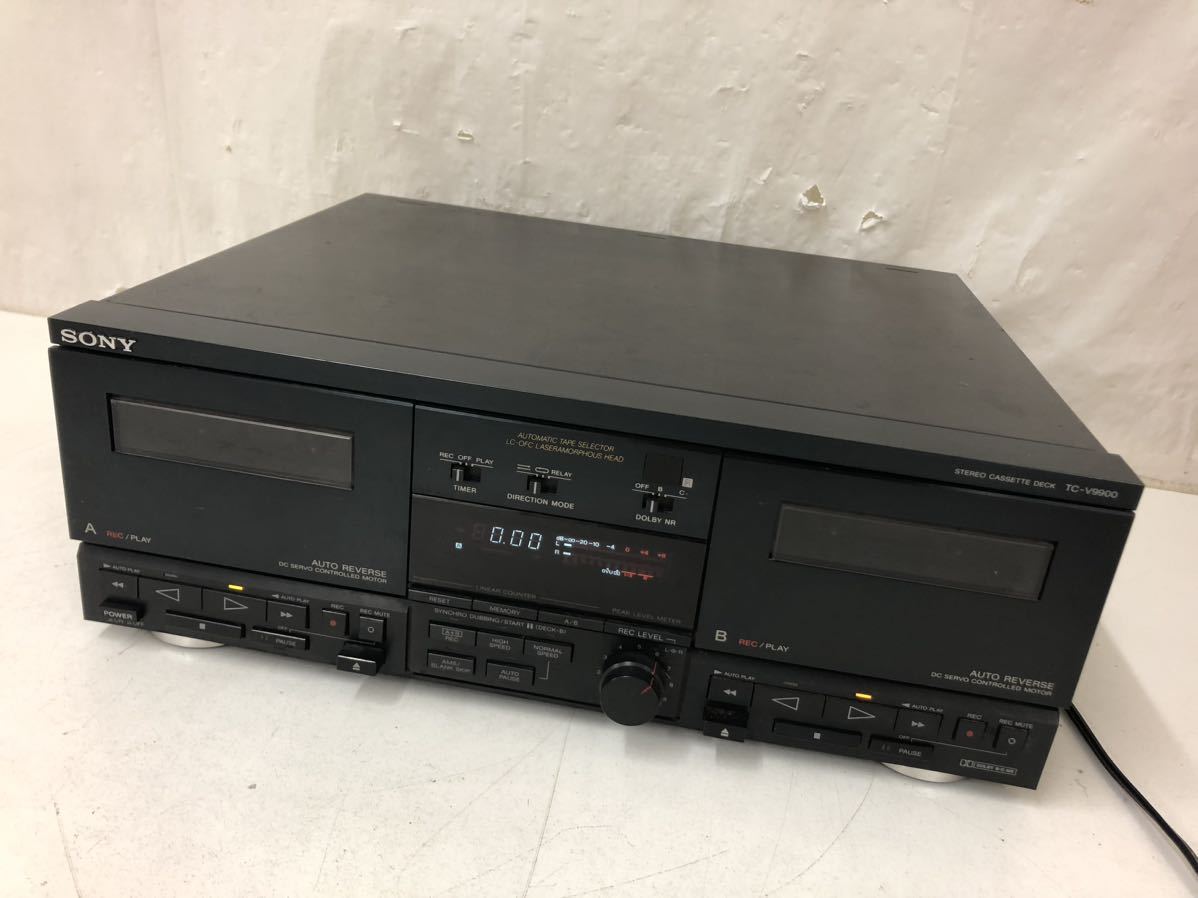 77F6911 SONY/カセットデッキ/TC-V9900/通電OK・現状品 | anjale.lk