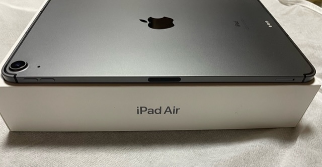 ★iPad Air 10.9インチ 第4世代 Wi-Fi+Cellular 256GB 2020年秋モデル MYH22J/A [スペースグレイ] Appleショップ購入分・元箱有りの画像4