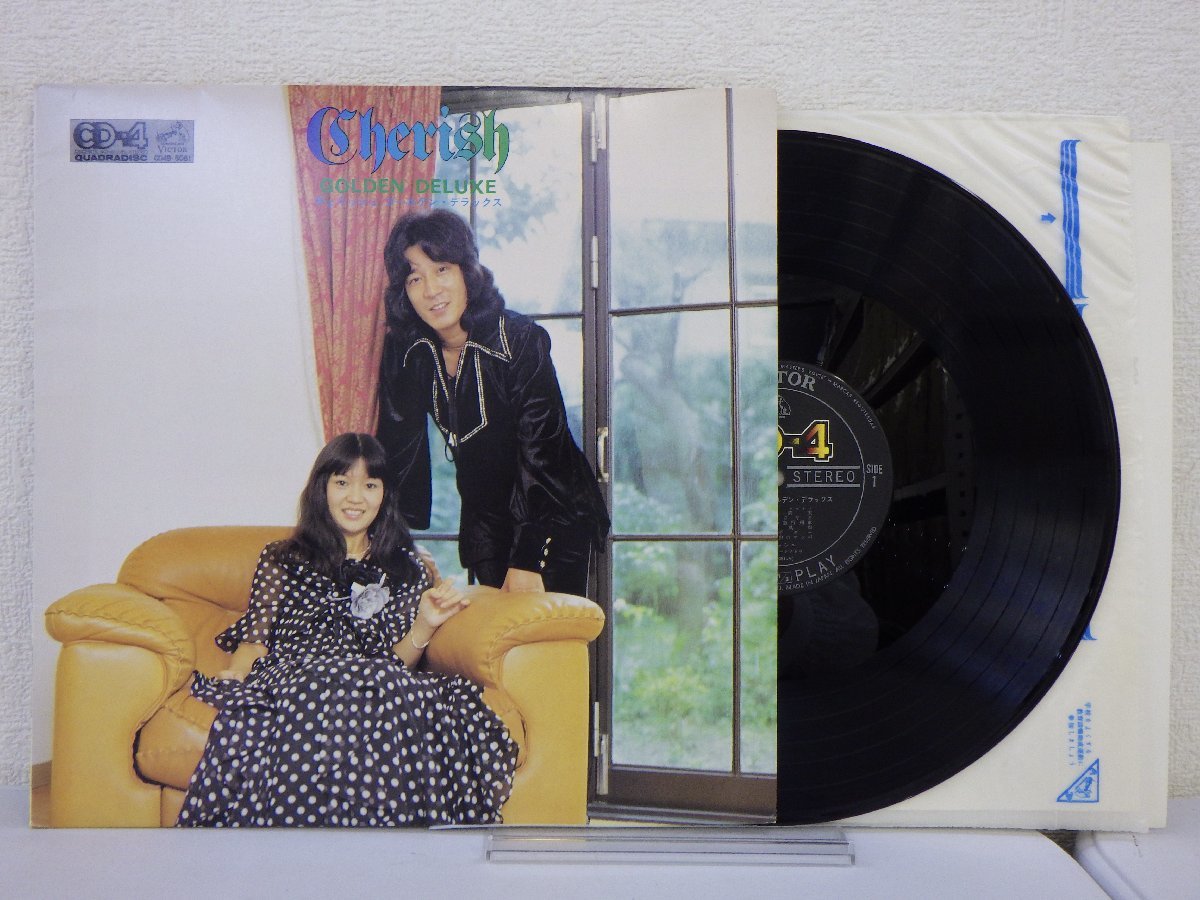 LP レコード Cherish チェリッシュ GOLDEN DELUXE ゴールデン デラックス 【E+】 E6804U_画像1