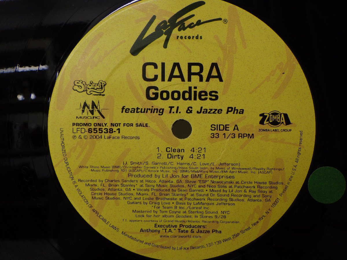 LP レコード CIARA シアラ GOODIES グッディーズ 【E+】 E6789Y_画像3