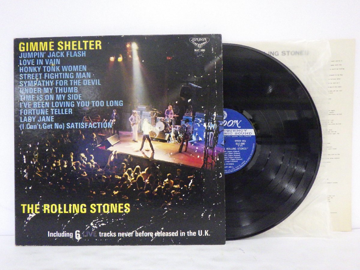 LP レコード THE ROLLING STONES ローリング ストーンズ GIMME SHELTER ギミー シェルター 【E+】 E6953N_画像1