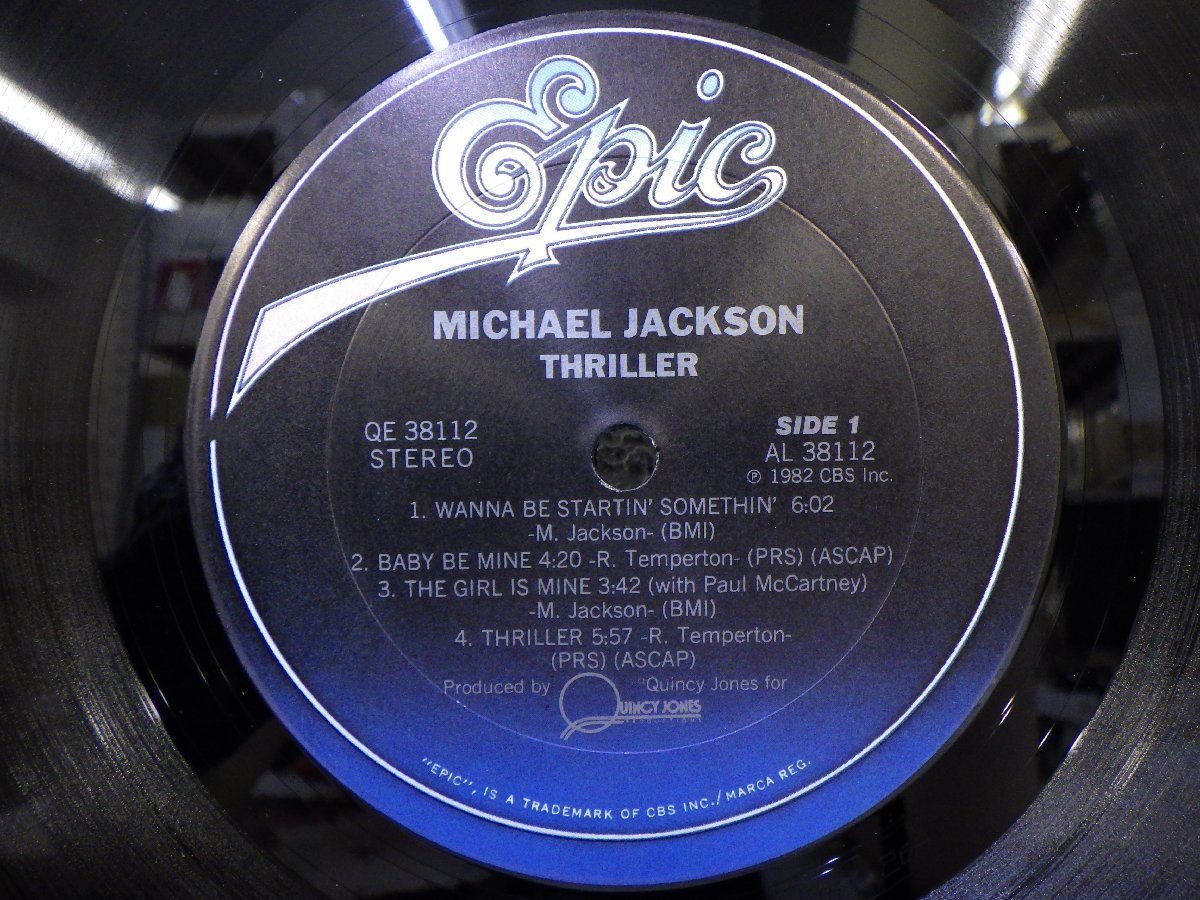 LP レコード Michael Jackson マイケル ジャクソン Thriller スリラー 【E-】 D12713U_画像4