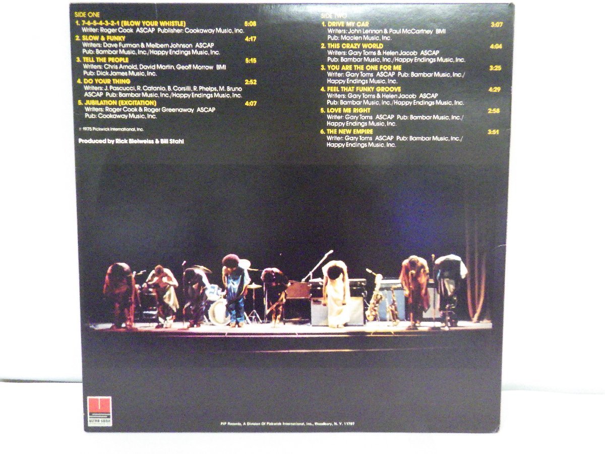 LP レコード 帯 GARY TOMS EMPIRE ゲイリー トムズ エンパイア 7-6-5-4-3-2-1 BLOW YOUR WHISTLE 【E-】 E7805Hの画像2