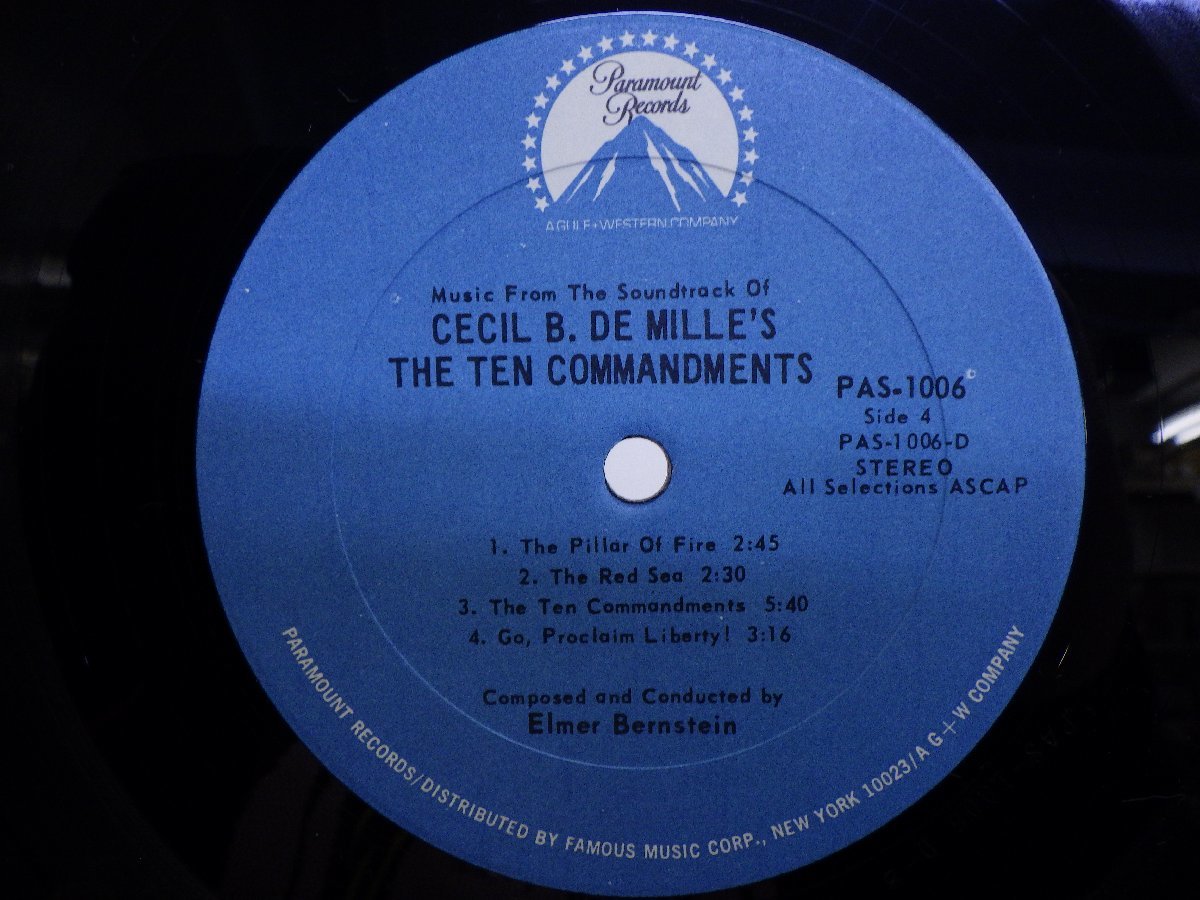 LP レコード ２枚組 CECIL B DeMILLE'S セシル B デミル The Ten Commandments 十戒 【E+】 D13520J_画像5