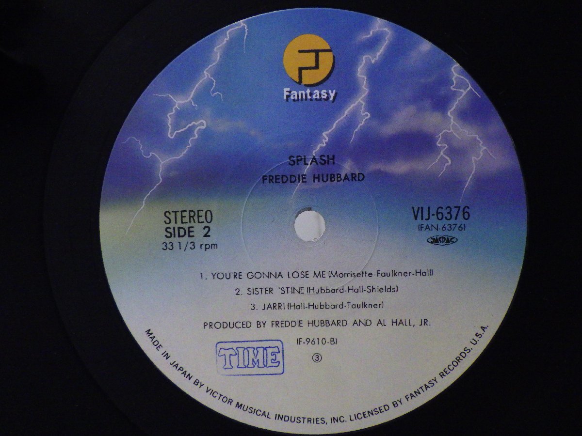 LP レコード 帯 FREDDIE HUBBARD フレディーハバード Splash スプラッシュ 【E+】 E8576K_画像4