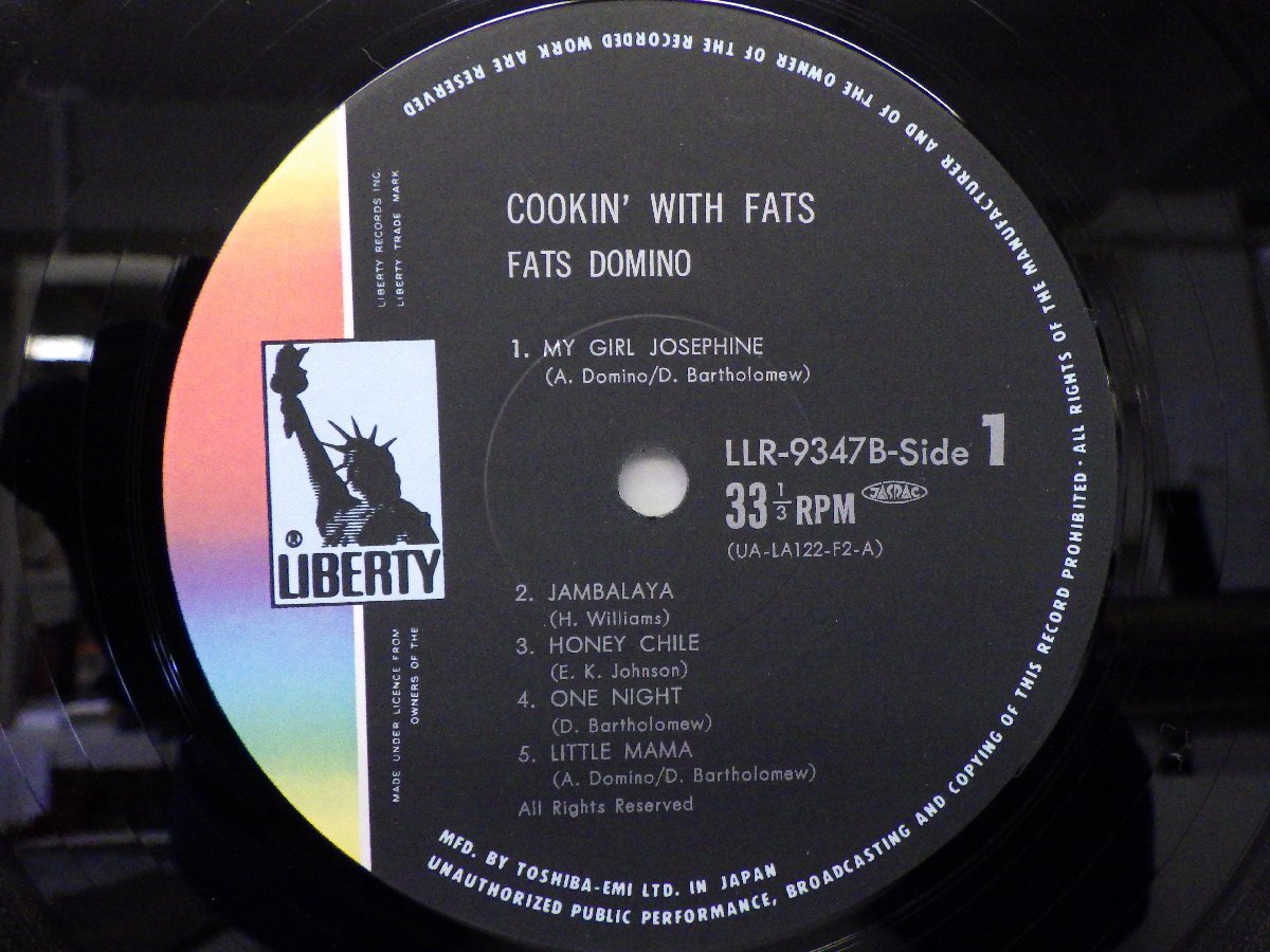LP レコード 2枚組 FATS DOMINO ファッツ ドミノ COOKIN WITH FATS 【E+】 E8363K_画像4