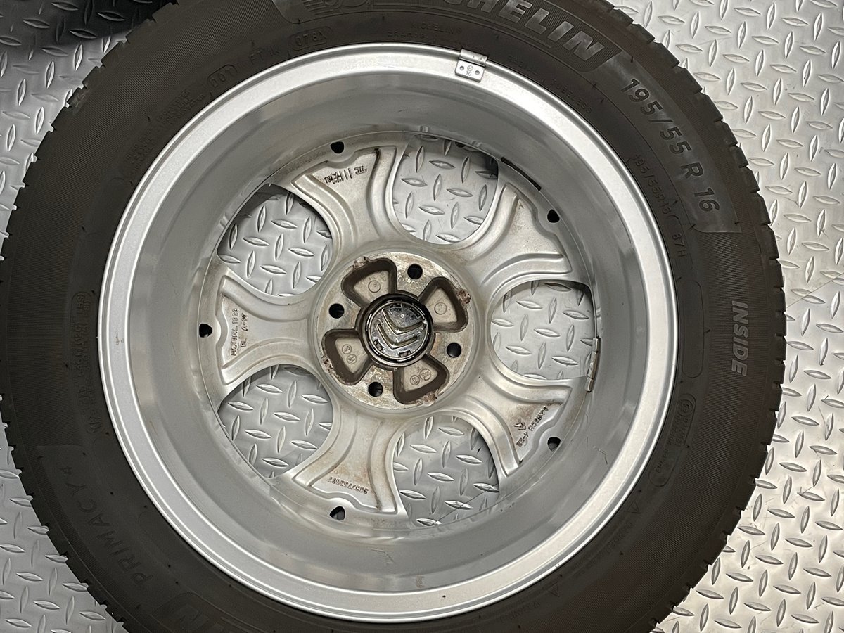 【中古】シトロエンC3純正 16x6J+22 4穴108 ミシュラン プライマシー4 195/55R16 MICHELIN PRIMACY4 DS3カブリオ等(23030140)$_画像8