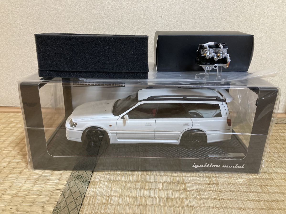 新品 web限定エンジン付 1/18 イグニッションモデル 日産 ステージア