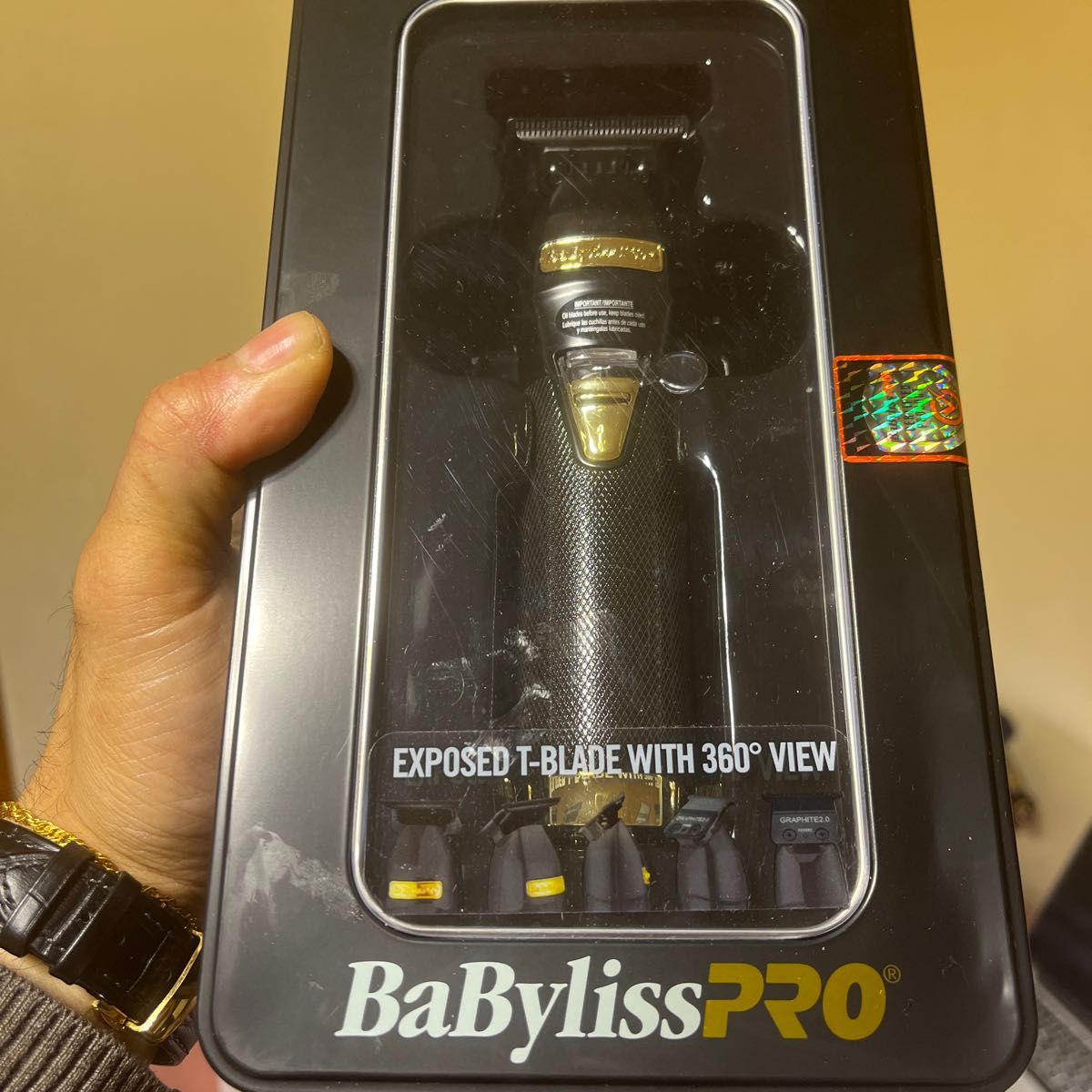 新品並行！Babyliss PRO Black FX・ベビリス コードレスバリカン