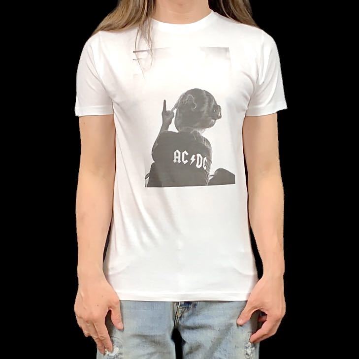 新品 ACDC AC/DC かわいい女の子 ファン 肩車 バンド LIVE ライブ参戦 Tシャツ S M L XL ビッグ オーバーサイズ XXL~5XL ロンT パーカー 可_画像2