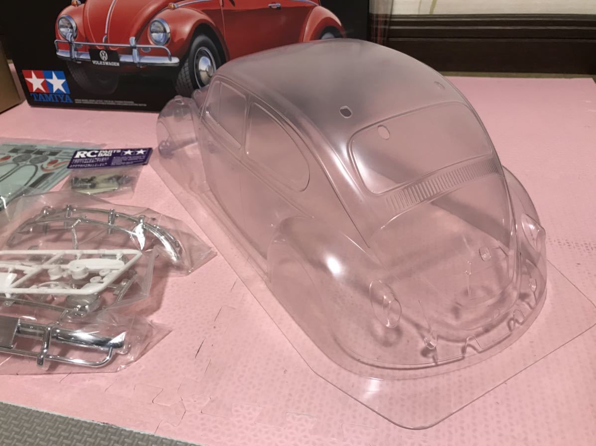 送料無料　1/10 フォルクスワーゲン ビートル 箱有 未塗装　ラジコンボディ タミヤ TAMIYA VOLKSWAGEN BEETLE M-04L用