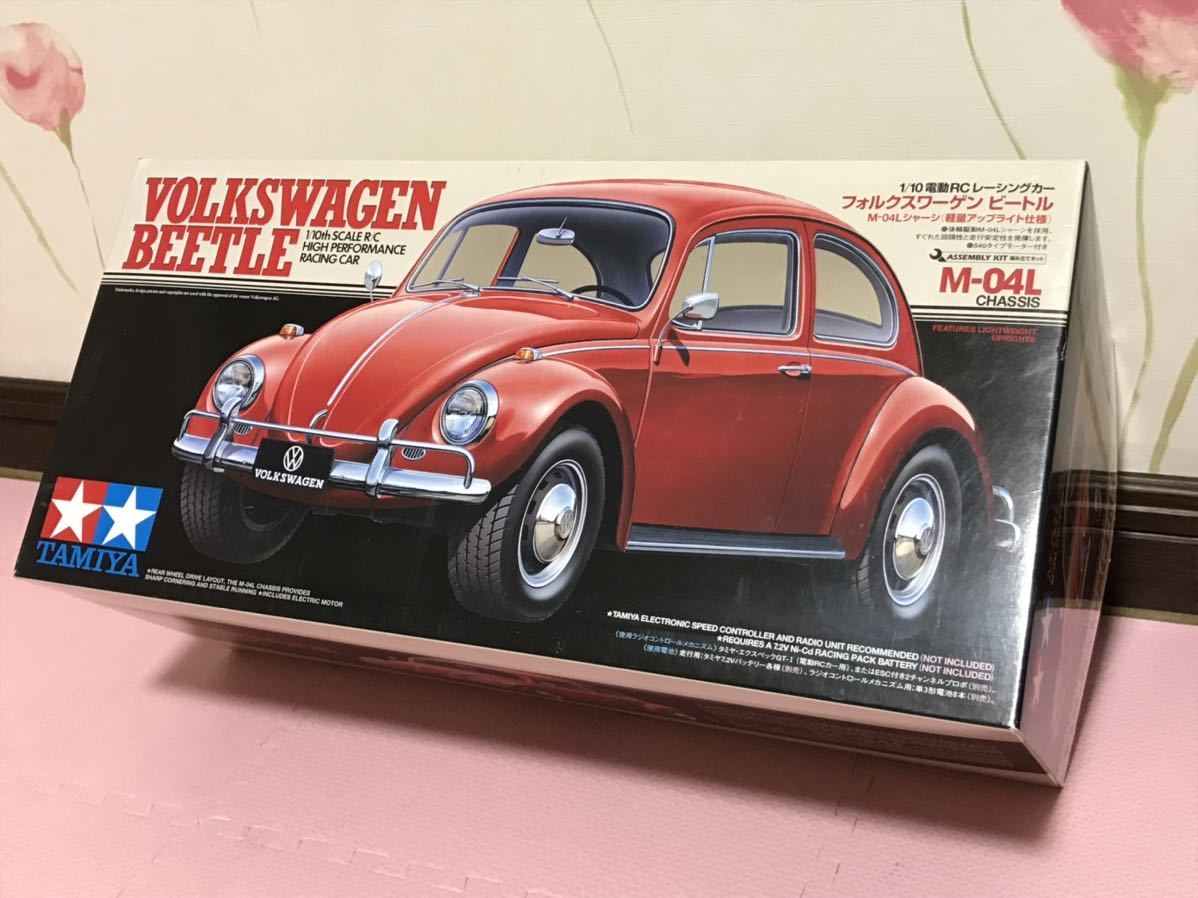 送料無料　1/10 フォルクスワーゲン ビートル 箱有 未塗装　ラジコンボディ タミヤ TAMIYA VOLKSWAGEN BEETLE M-04L用