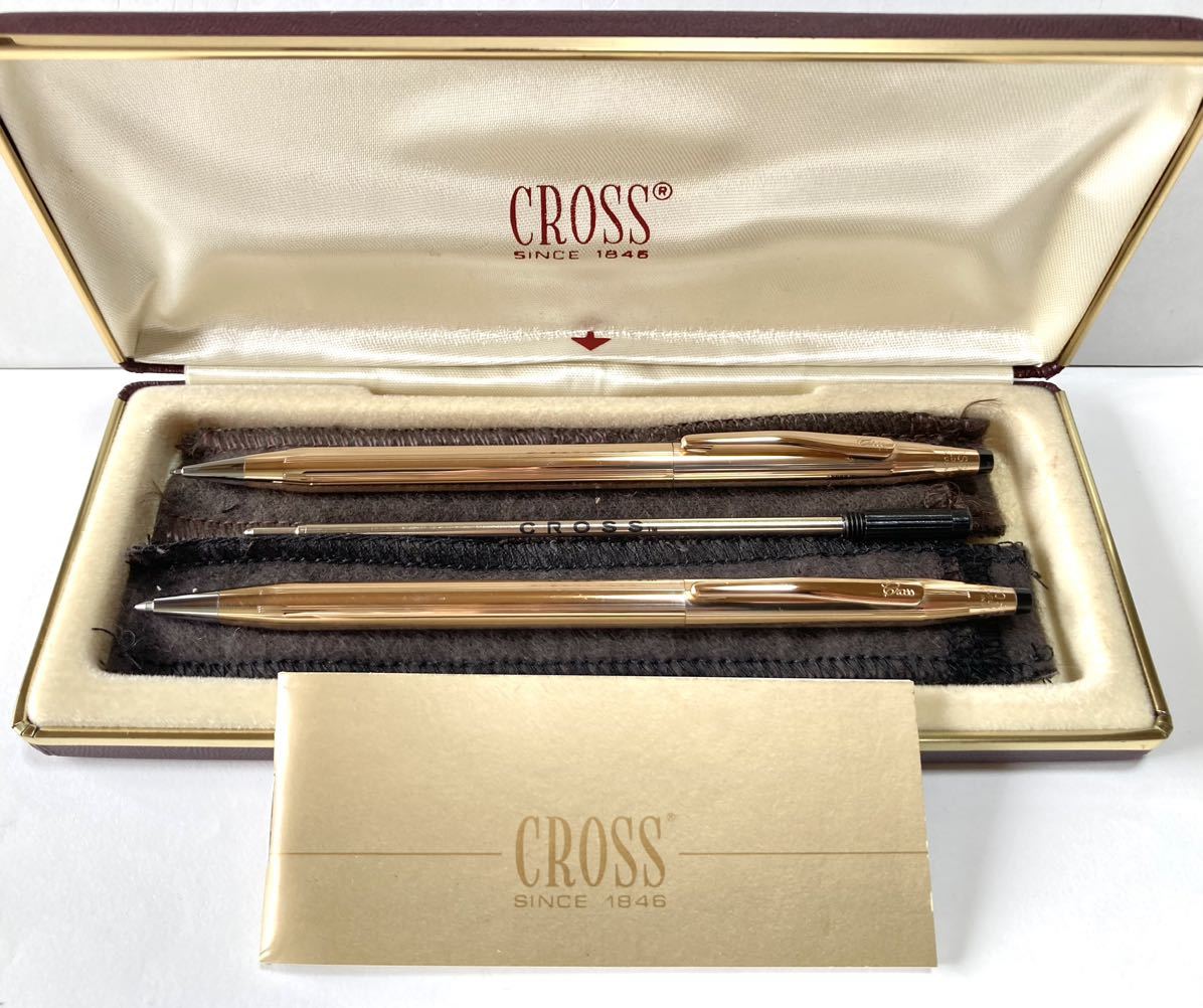 超美品】 CROSS クロス クラシックセンチュリー 14金張 旧ロゴ