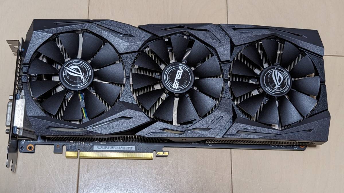 ASUS R.O.G. STRIXシリーズ NVIDIA GeForce GTX1080搭載ビデオカード