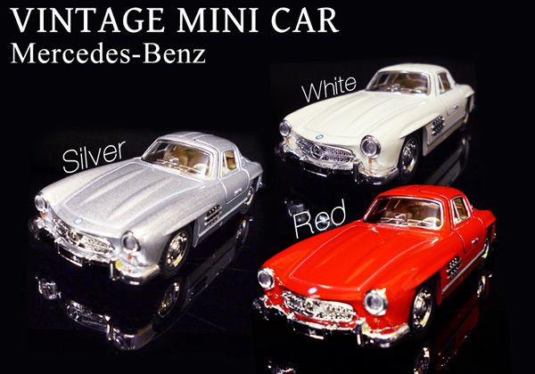 1954年式 ベンツ 300SL ミニカー （1/36スケール） ガルウィング ドイツ車 メルセデスベンツ クーペ プルバック おもちゃ ビンテージカー　_画像1