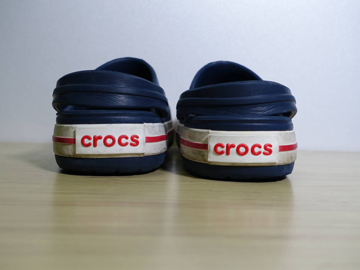 ◇ crocs クロックス ネイビー◇ C13 19.0cm サンダル_画像7