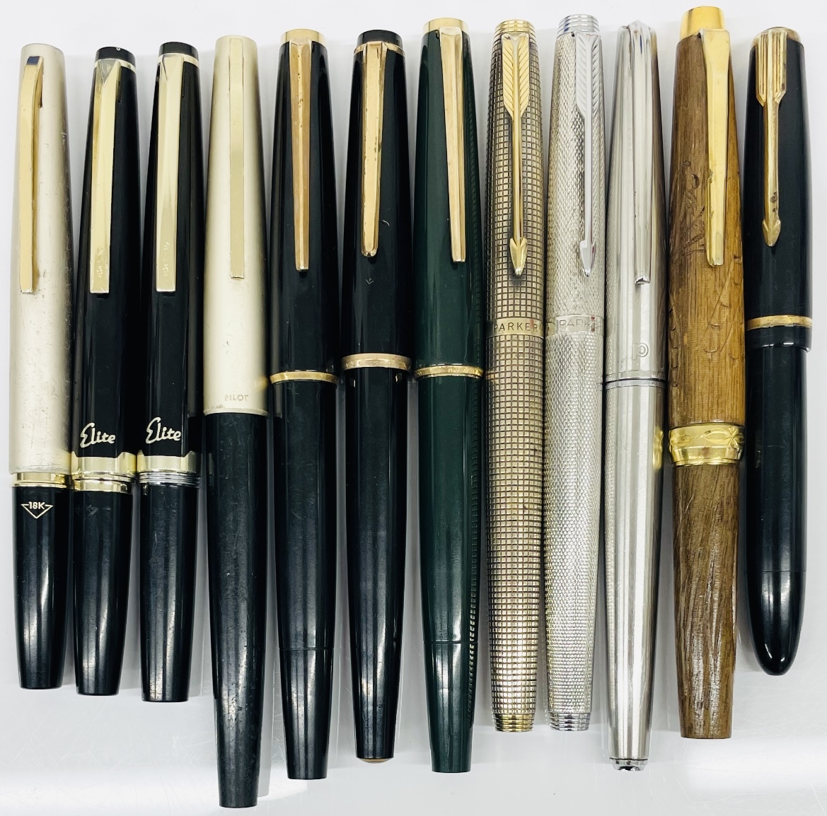 pilot plutinum 万年筆 まとめ売り 4本 ペン先18K 14K - 筆記具