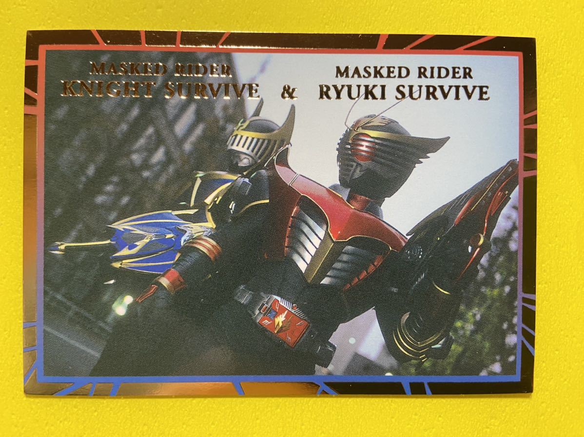 天田印刷　仮面ライダー龍騎　トレーディングコレクション　VS-27 仮面ライダーナイトサバイブ　龍騎サバイブ　B_画像1