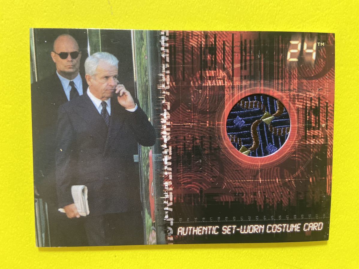 24 Twenty Four ジェームス・ヘラー　米国国防長官　william devane ネクタイ　costume cards COMIC IMAGES_画像1