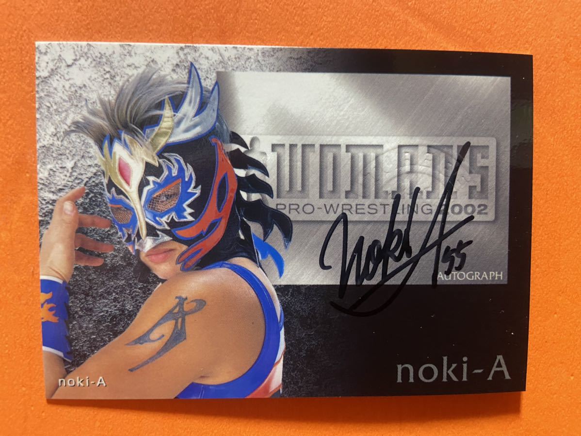 noki-A 直筆サインカード　autograph cards 女子プロレス　collecara _画像1