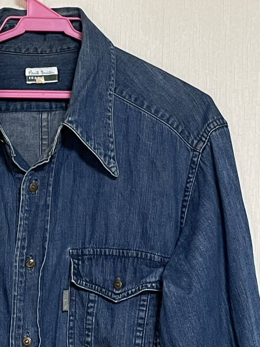 Paul Smith ポールスミス 長袖デニムシャツ サイズ L|PayPayフリマ
