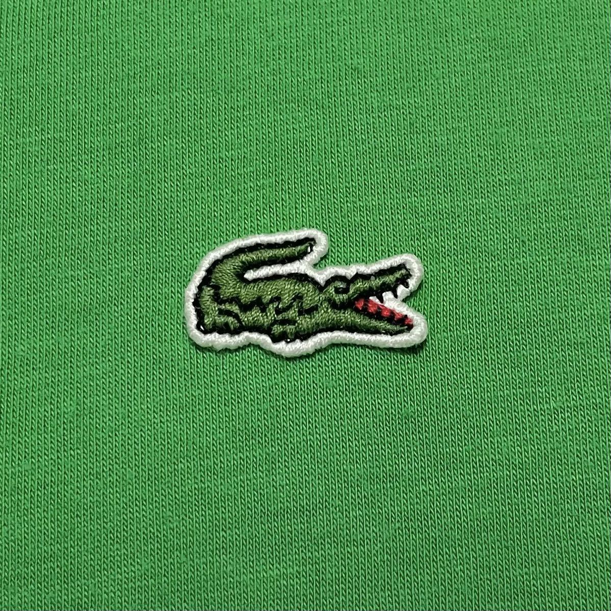 ☆送料無料☆ 希少サイズ LACOSTE ラコステ 半袖Tシャツ 8 グリーン ビッグサイズ ワニ 23-45